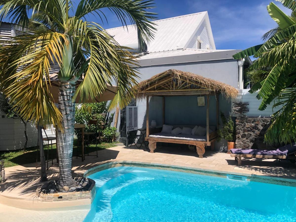 Studio Independant Dans Propriete Avec Piscine Et Wifi Saint-Gilles-les-Bains Exterior foto