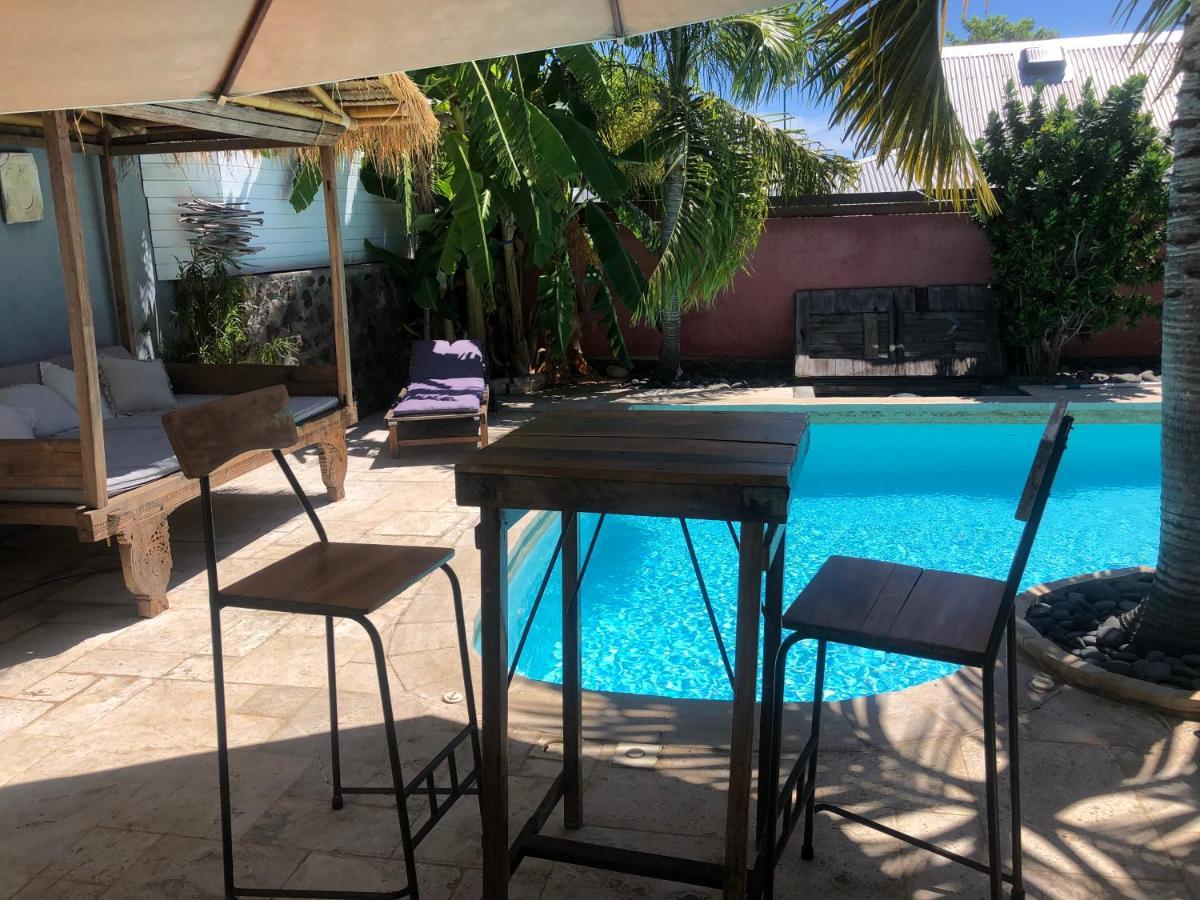 Studio Independant Dans Propriete Avec Piscine Et Wifi Saint-Gilles-les-Bains Exterior foto